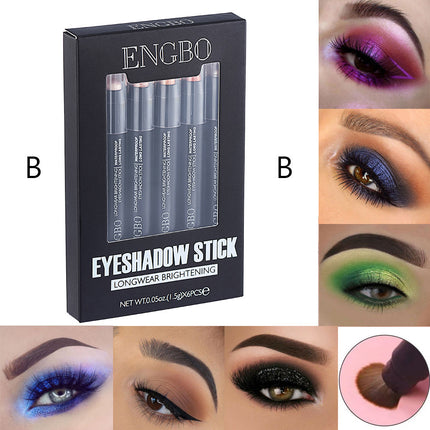 ENGBO Double-headed Eyeshadow Stick with Brush