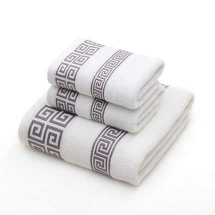 Cotton Towels Three-Piece Set – Soft & Absorbent
