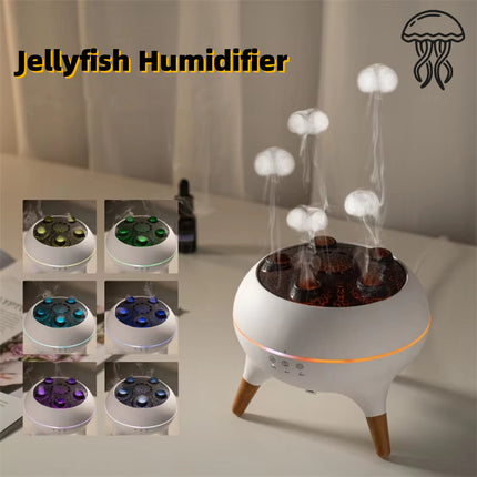 Intelligent Jellyfish Ultrasonic Air Humidifier Aroma Diffuser with Remote Control