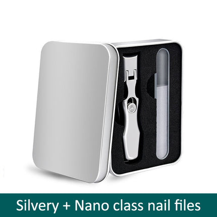 Splash-Resistant Stainless Steel Nail Clipper Set