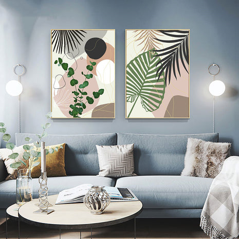 Hoja de planta tropical - 60x80 cm