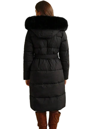 Versatile Women's Padded Winter Coat with Full Zip Closure