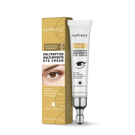 JoyPretty Polypeptide Multi-Effects Eye Cream with packaging on a white background