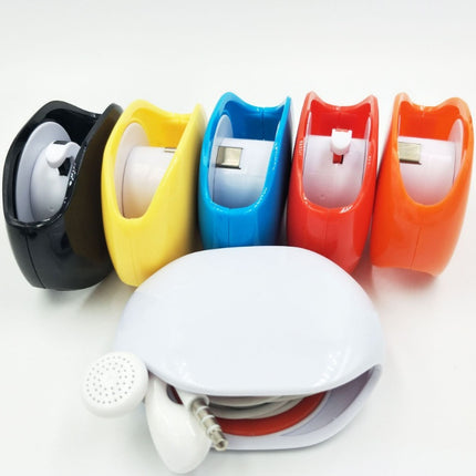 Set of colorful tape dispensers on a white background