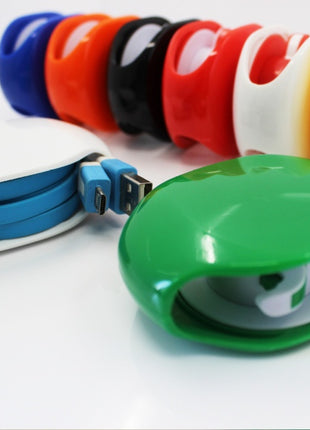 Colorful USB drives on a white background