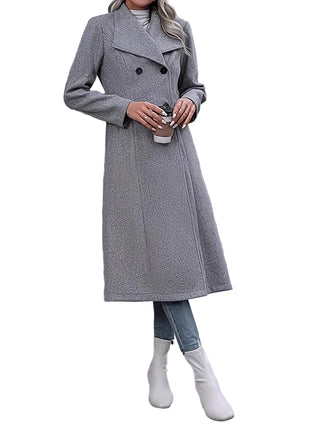 Versatile Elegant Over-Knee Coat for Autumn and Winter