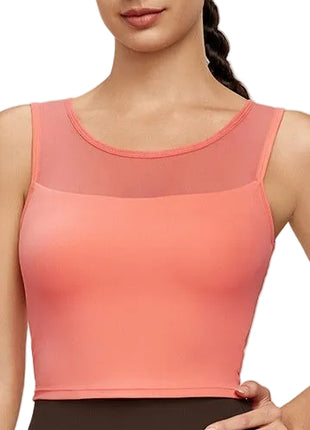 Breathable Splicing Fitness Tank Top