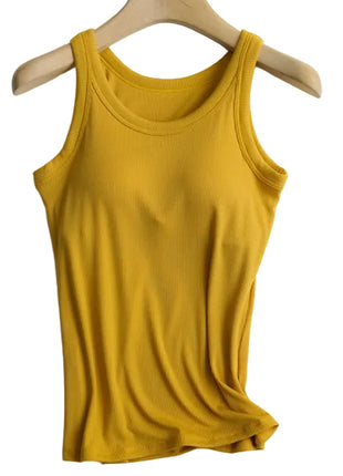Breathable modal vest with integrated chest pads designed for layering and all-day comfort.