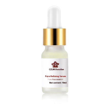 CZLMI Duezilan Pore Refining Serum bottle with dropper on a white background