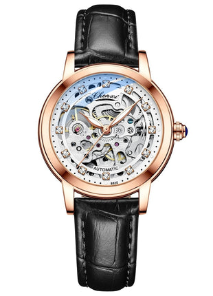 Chenxi Versatile Skeleton Automatic Watch with Elegant Feminine Design