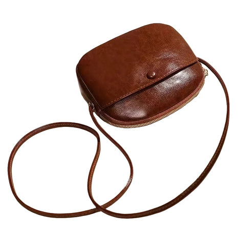 Classic Brown Leather Shoulder Handbag – Everyday Style with Modern Convenience brown blndl