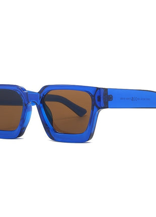 Vintage Square Frame Sunglasses with Full Frame PC Classic Retro UV400 HD Lens Eyewear BLNDL for Men and Women Street Style
