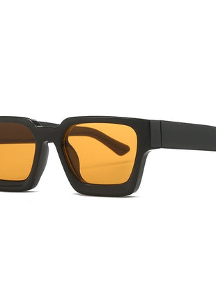 Vintage Square Frame Sunglasses with Full Frame PC Classic Retro UV400 HD Lens Eyewear BLNDL for Men and Women Street Style