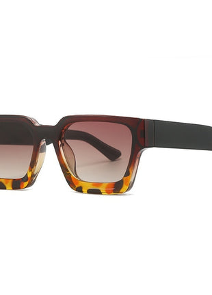 Vintage Square Frame Sunglasses with Full Frame PC Classic Retro UV400 HD Lens Eyewear BLNDL