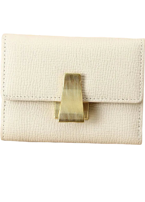 Compact casual leather wallet designed for organizing cards and everyday essentials.