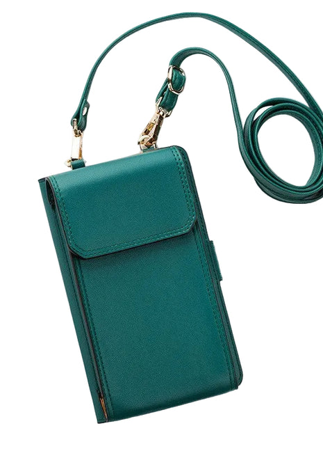 Compact crossbody purse designed for carrying phone, cards, and daily essentials.