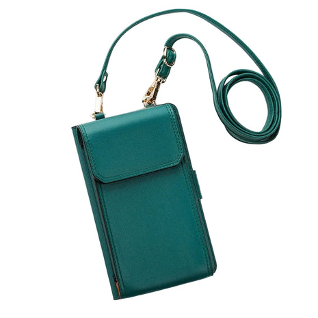 Compact crossbody purse designed for carrying phone, cards, and daily essentials.