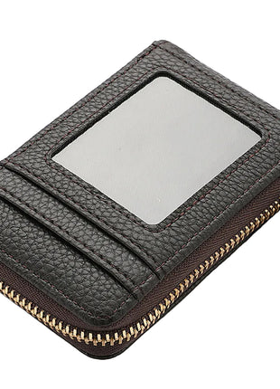 Compact unisex PU leather wallet for cards and everyday essentials.