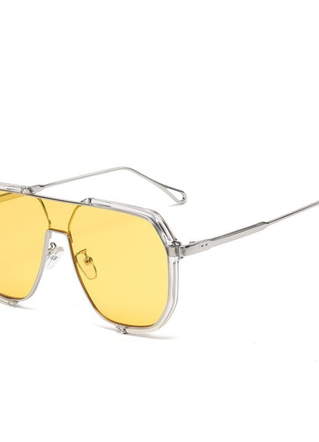 Contemporary Metal Plastic Frame Fashion Eyewear