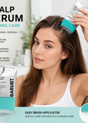 PDRN Reedle Shot Brush Hair Serum scalp treatment

Brush applicator for targeted scalp serum application

Cooling scalp serum for a refreshing hair-care routine

Caffeine scalp serum for normal to oily scalp care

Lightweight brush-on scalp treatment

Daily scalp serum with built-in brush applicator

PDRN Reedle Shot scalp serum packaging