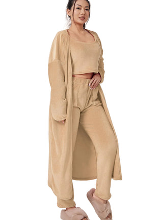 Versatile Women's Cozy 3 Piece Pyjama Set
