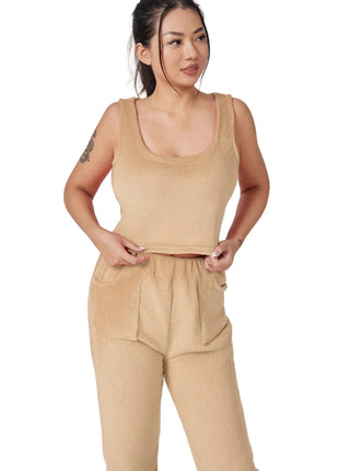 Women's Crop Top and Cardigan Lounge Wear