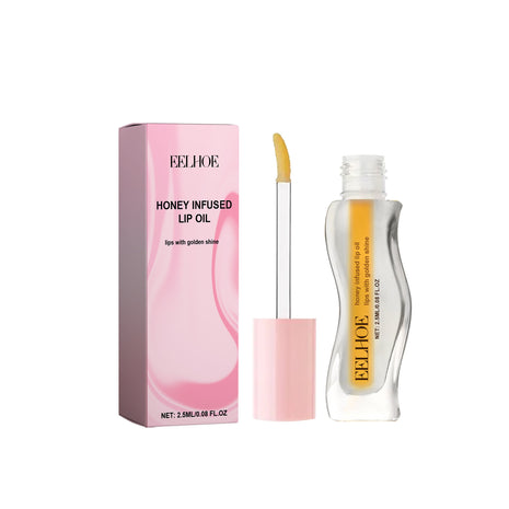 EELHOE Honey Infused Lip Oil | Hydrating Lip Gloss with Honey & Hyaluronic Acid