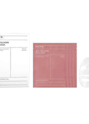 Bio-Collagen Face Mask packaging with a sheet mask on a white background