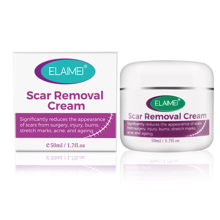 Elaimei scar removal cream packaging on a white background