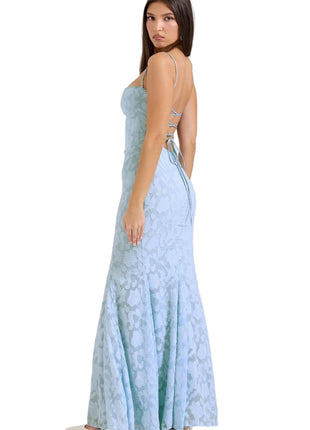 Elegant High Waist Formal Maxi Dress