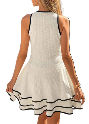 Women's Pure Desire Stitching Sleeveless Midi Dress
Elegant White Sleeveless Midi Dress
Women's Minimalist White Summer Dress
Classic White Midi Dress for Women
Versatile White Sleeveless Dress