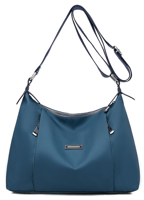 Fashion Oxford Cloth Shoulder Handbag – Lightweight Style for Every Day blue