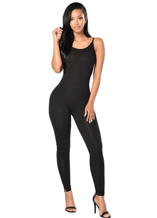 Fitted Sling Strap Jumpsuit for Casual
