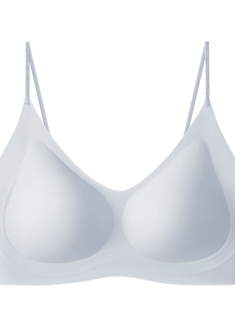 Fragrance Seamless Ultra-Thin Cool Bra for Women light Blue blndl