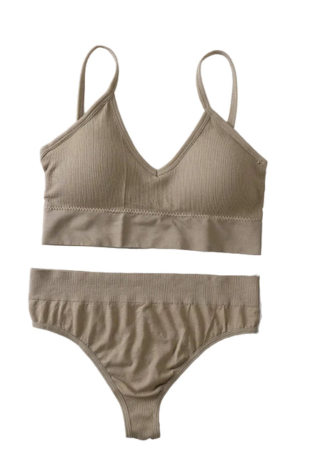 Versatile Cotton Wireless Bra & Brief Set BLNDL
