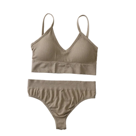 Versatile Cotton Wireless Bra & Brief Set BLNDL