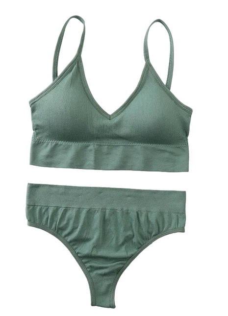 Wire-Free French Style Bra Set for Women BLNDL