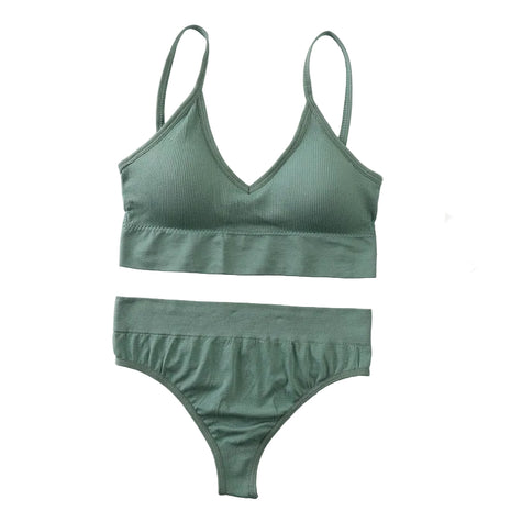 Wire-Free French Style Bra Set for Women BLNDL