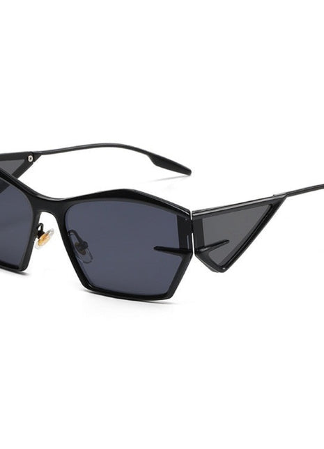 Futuristic Full Frame Sunglasses UV400 Metal Eyewear BLNDL