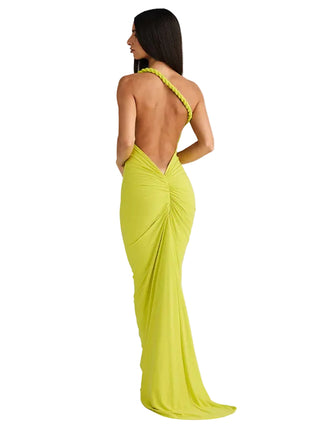 Women's Halter Backless Pleated Sheath Maxi Dress
Elegant Black Backless Halter Maxi Dress
Yellow Pleated Halter Long Dress for Women
Women's High-Waist Backless Sheath Dress
Versatile Pleated Halter Dress for Special Occasions