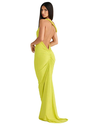 Women's Halter Backless Pleated Sheath Maxi Dress
Elegant Black Backless Halter Maxi Dress
Yellow Pleated Halter Long Dress for Women
Women's High-Waist Backless Sheath Dress
Versatile Pleated Halter Dress for Special Occasions