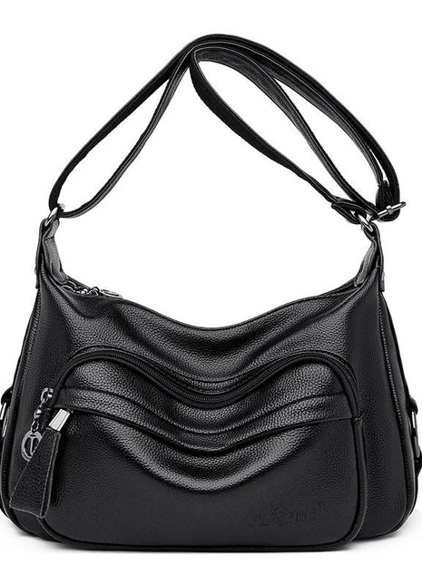 High Capacity Crossbody Handbag – Spacious Organization with Everyday Elegance black