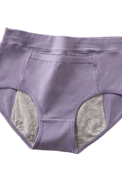 High Waist Physiological Cotton Briefs