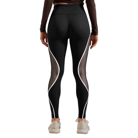 High Waisted Mesh Workout Leggings for Women