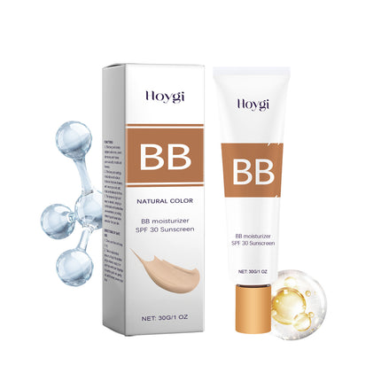 Hoygi BB cream packaging and tube on a white background
