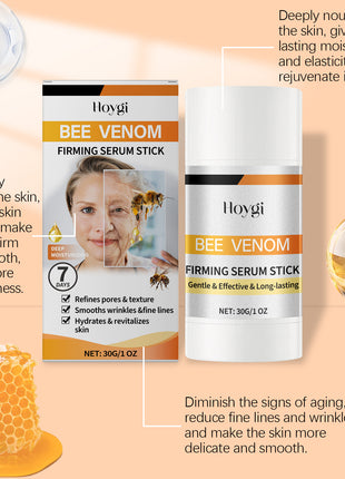Hoygi Bee Venom Firming Stick | Bálsamo para el cuidado de la piel que hidrata y mejora la elasticidad