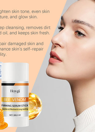 Hoygi Bee Venom Firming Stick | Bálsamo para el cuidado de la piel que hidrata y mejora la elasticidad