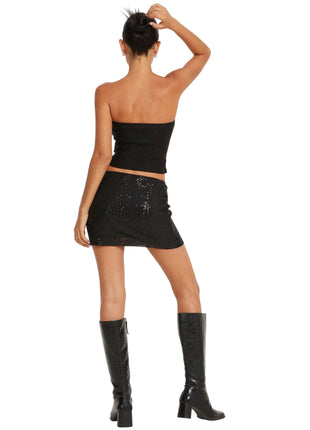 Women's Street Fashion Irregular Sequin Skirt