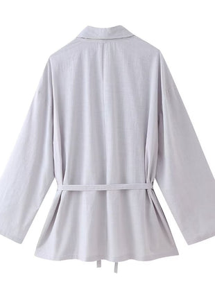 Modern Japanese Streetwear Long Sleeve Coat for Women