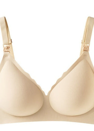 Women's Wire-Free Breastfeeding Bra
Comfortable Seamless Maternity Bra
Soft Nylon Wireless Nursing Bra
Versatile Breastfeeding Support Bra
